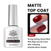 Born Pretty Matte Top Coat gel — 10ml no-wipe nail top coat with long-lasting velvet matte finish, anti-yellowing and crack-resistant