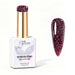 Nail Success Australia Merlot Flash reflective glitter gel polish bottle with glossy nail colour swatch