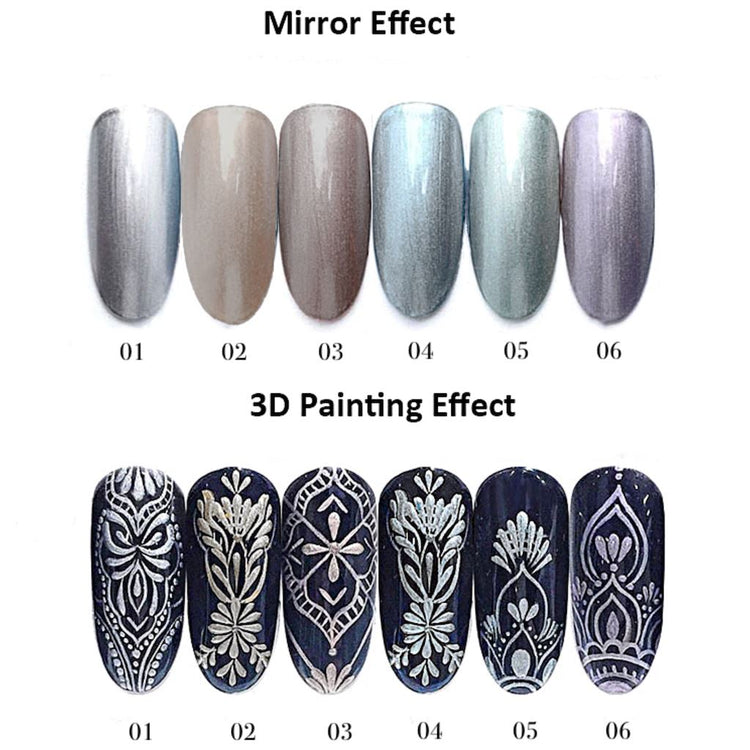 Metallic Mirror Chrome Gel