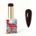 Nail Success Australia Midnight Noir dark gel polish bottle with glossy nail colour swatch