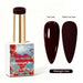Nail Success Australia Midnight Noir dark gel polish with glossy and matte nail colour swatches