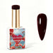 Nail Success Australia Midnight Noir dark gel polish bottle with glossy nail colour swatch
