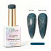 Nail Success Australia Midnight Prism holographic gel polish with top coat and matte top coat swatches