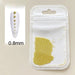 Mini gold steel beads 0.8mm for nail art decoration – caviar studs for gel or acrylic nails