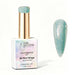 Nail Success Australia Mint Mirage holographic gel polish bottle with glossy mint green holographic nail colour swatch