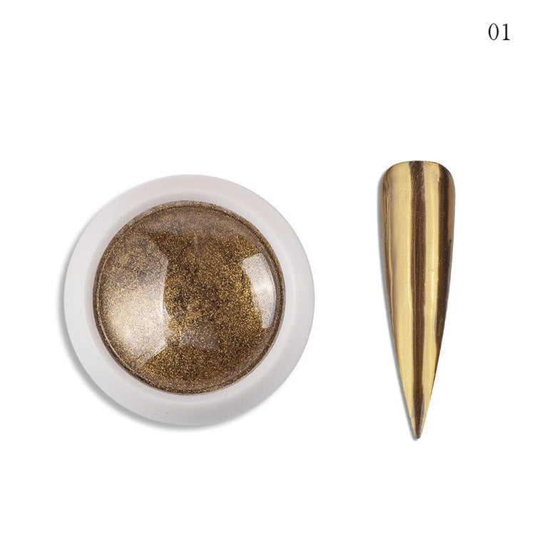 Mirror Chrome Nail Powder01