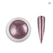 Mauve pink chrome nail powder shade 03 with metallic nail swatch for mirror finish nail art, NSI Australia