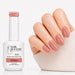 Muse Rubber Base Gel - natural nail result on hand