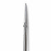 Nail Success Australia stainless steel nail and cuticle scissors side profile showing slim straight precision blades and polished metal finish