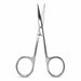 Nail Success Australia stainless steel nail and cuticle scissors shown open, with sharp precision blades and classic finger loop handles for detailed manicure grooming