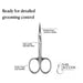 Nail Success Australia stainless steel nail and cuticle scissors with straight sharp precision blades, high quality stainless steel and classic finger loop handles