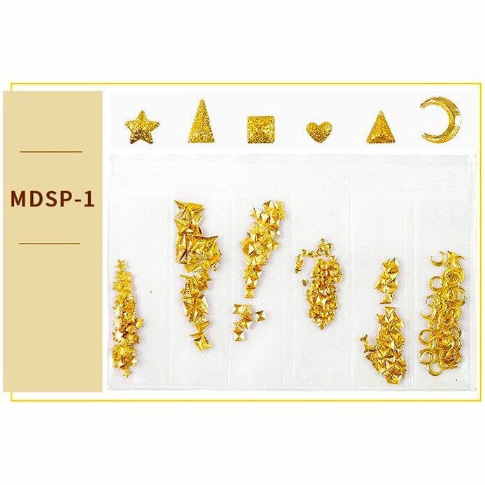 Nail Art 3D Hollow Metal Decoration Charms - NSI Australia