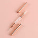NSI Australia double-ended nail brush 05 — rose-gold with crystal handle, white silicone sculpting tip + ultra-fine liner, includes protective caps
