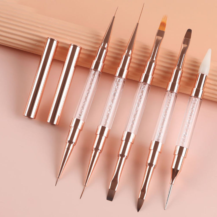ultra-fine liners, oval, flat, silicone + liner) with caps