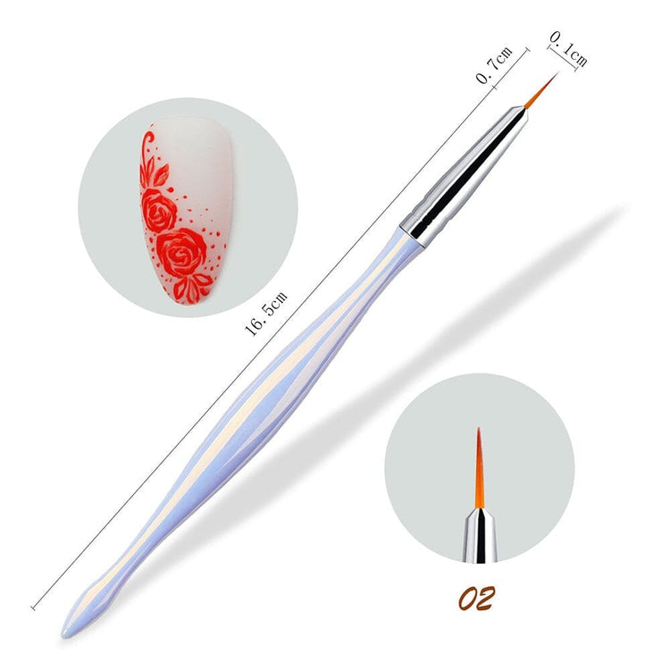Nail Art Brush Aurora Series02 - Liner Brush (7mmx1mm)