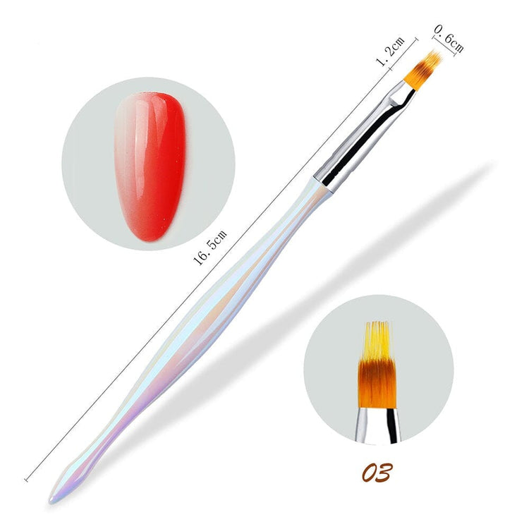 Nail Art Brush Aurora Series03 - Ombre Brush (12mmx6mm)
