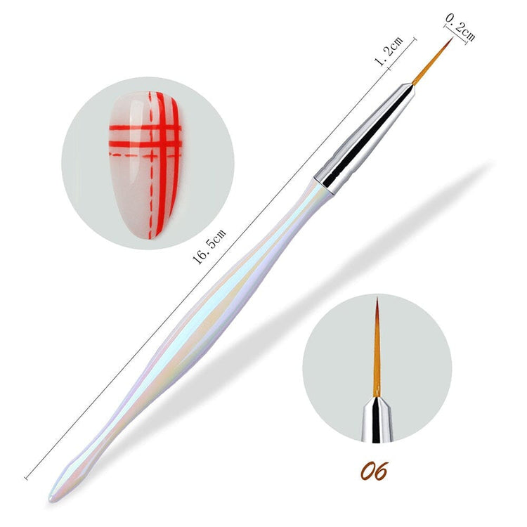 Nail Art Brush Aurora Series06 - Liner Brush (12mmx2mm)