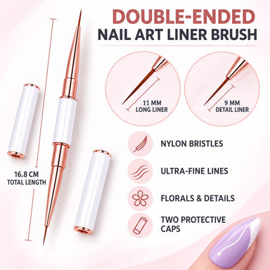 nail-art-liner-brush-white-and-rose-gold-with-double-head-nail-art-brushes-nsi-australia-840173