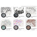 Nail Art Mix Rhinestones Sizes 175pcs - NSI Australia