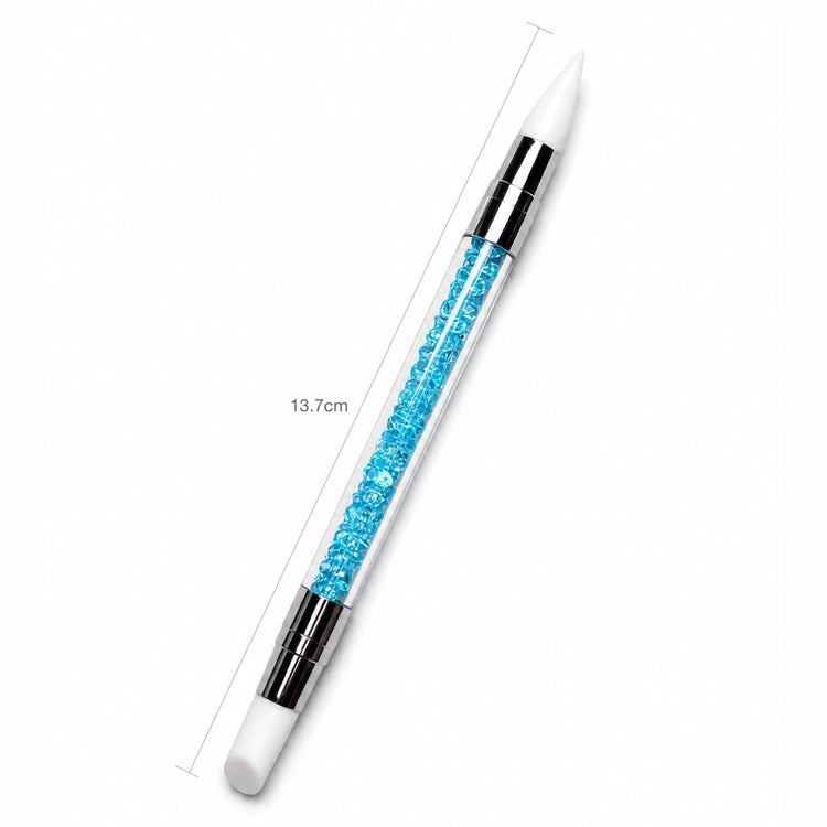 Nail art pen 2 way silicone blue nail art tools NSI Australia