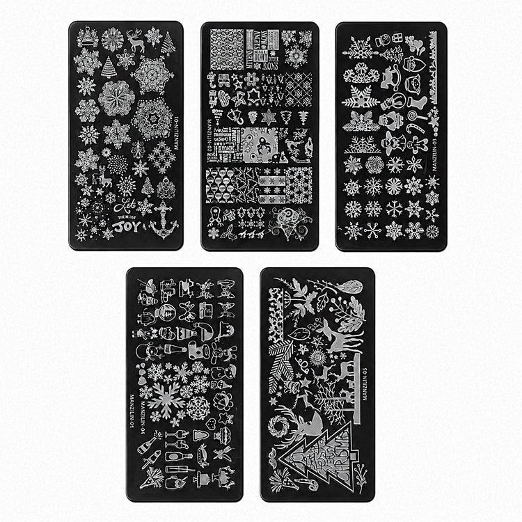 Nail Art Stamping Plates Set