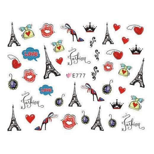 Nail Art Stickers E Collection - NSI Australia