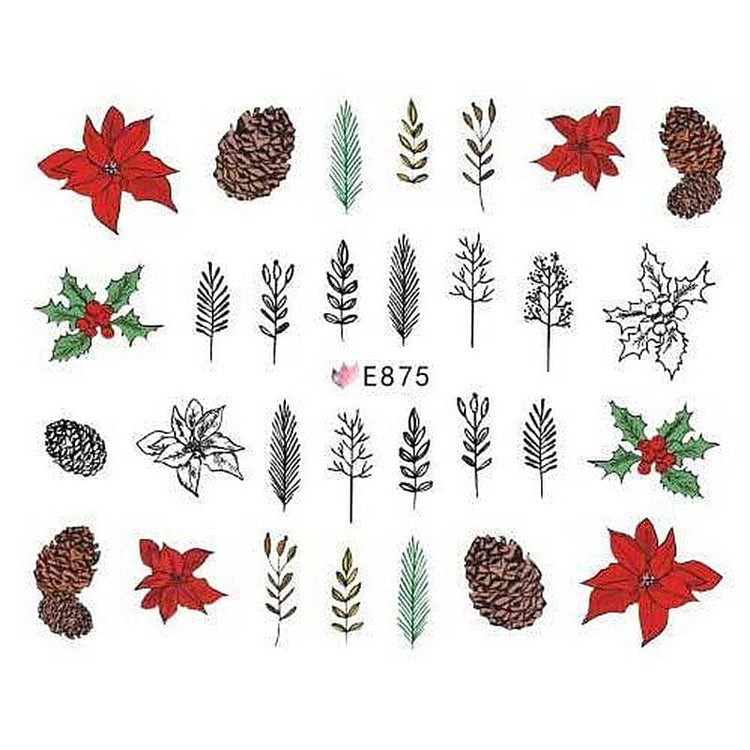 Nail Art Stickers E Collection - NSI Australia