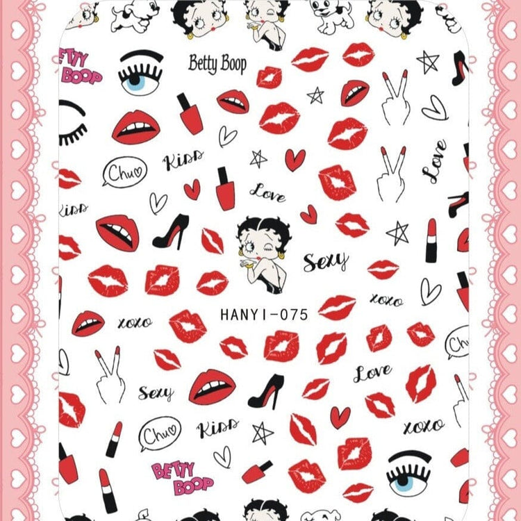 Nail Art Stickers HANYIHANYI-075
