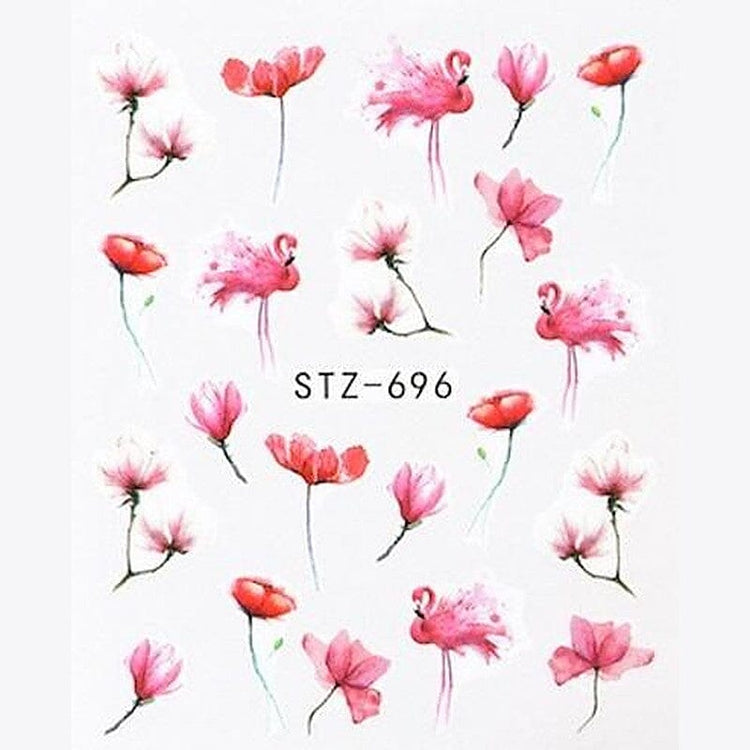 Nail Art Water Transfer Decals STZ Collection - NSI Australia