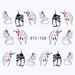 Nail Art Water Transfer Decals STZ Collection - NSI Australia