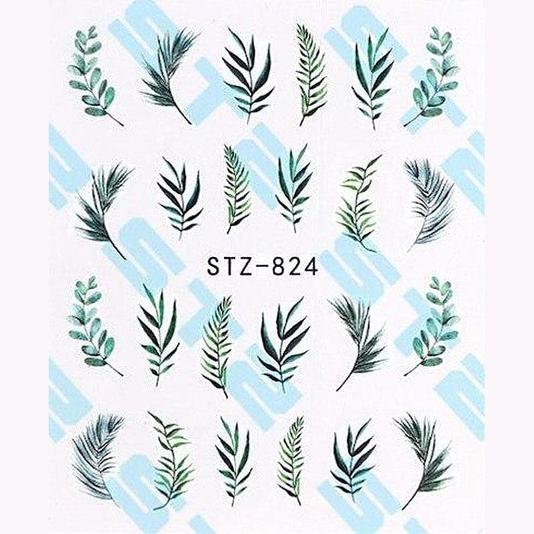 Nail Art Water Transfer Decals STZ Collection - NSI Australia