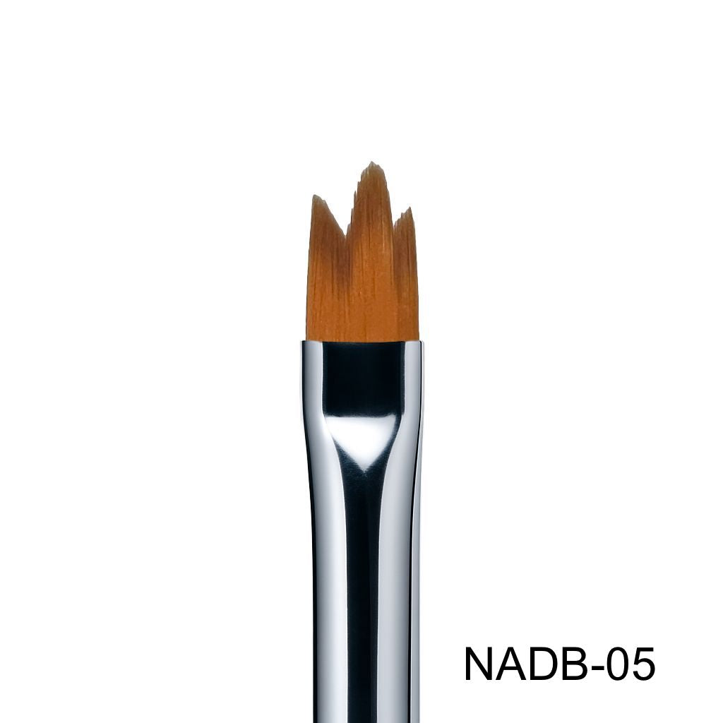 Nail Success Australia NADB-05 crown petal nail art brush — triple-point synthetic bristles for 3D gel petals and textured designs