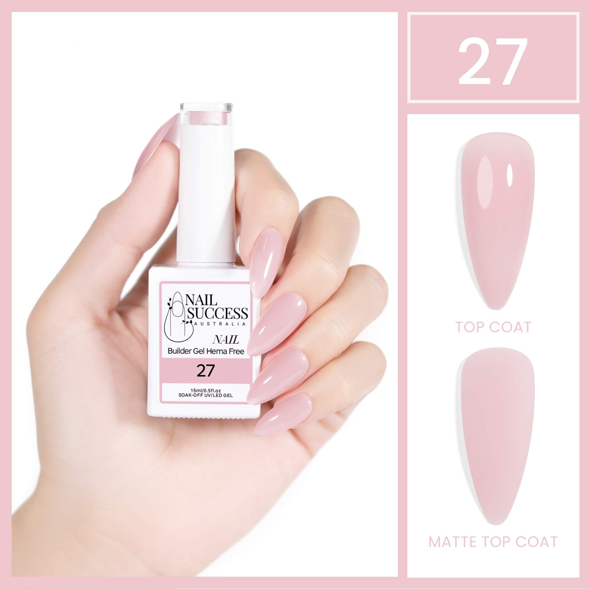 Nail Builder Gel Hema Free