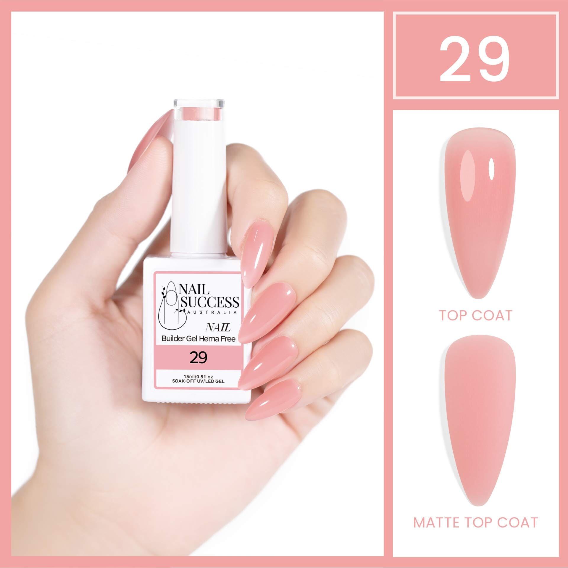 Nail Builder Gel Hema Free