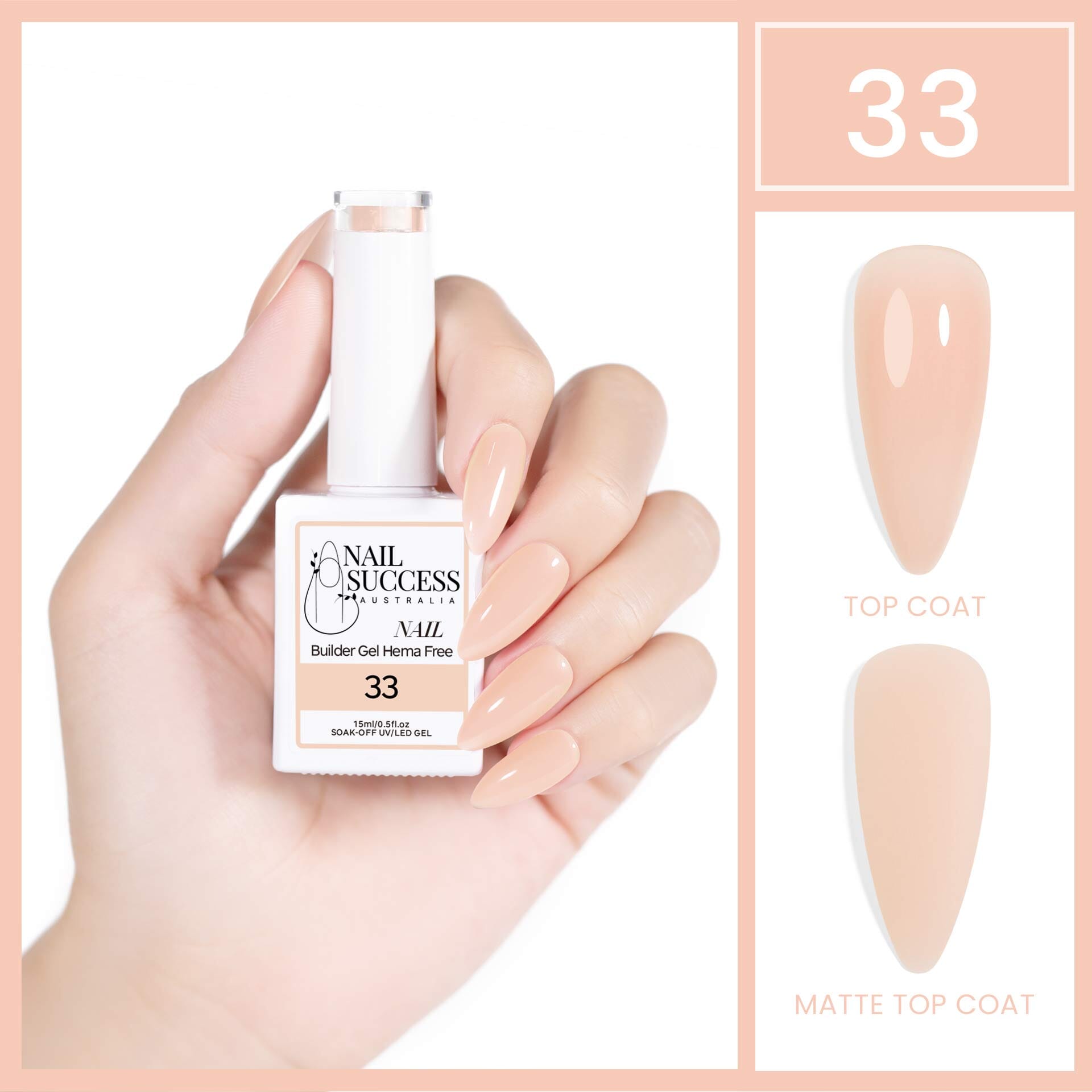 Nail Builder Gel Hema Free