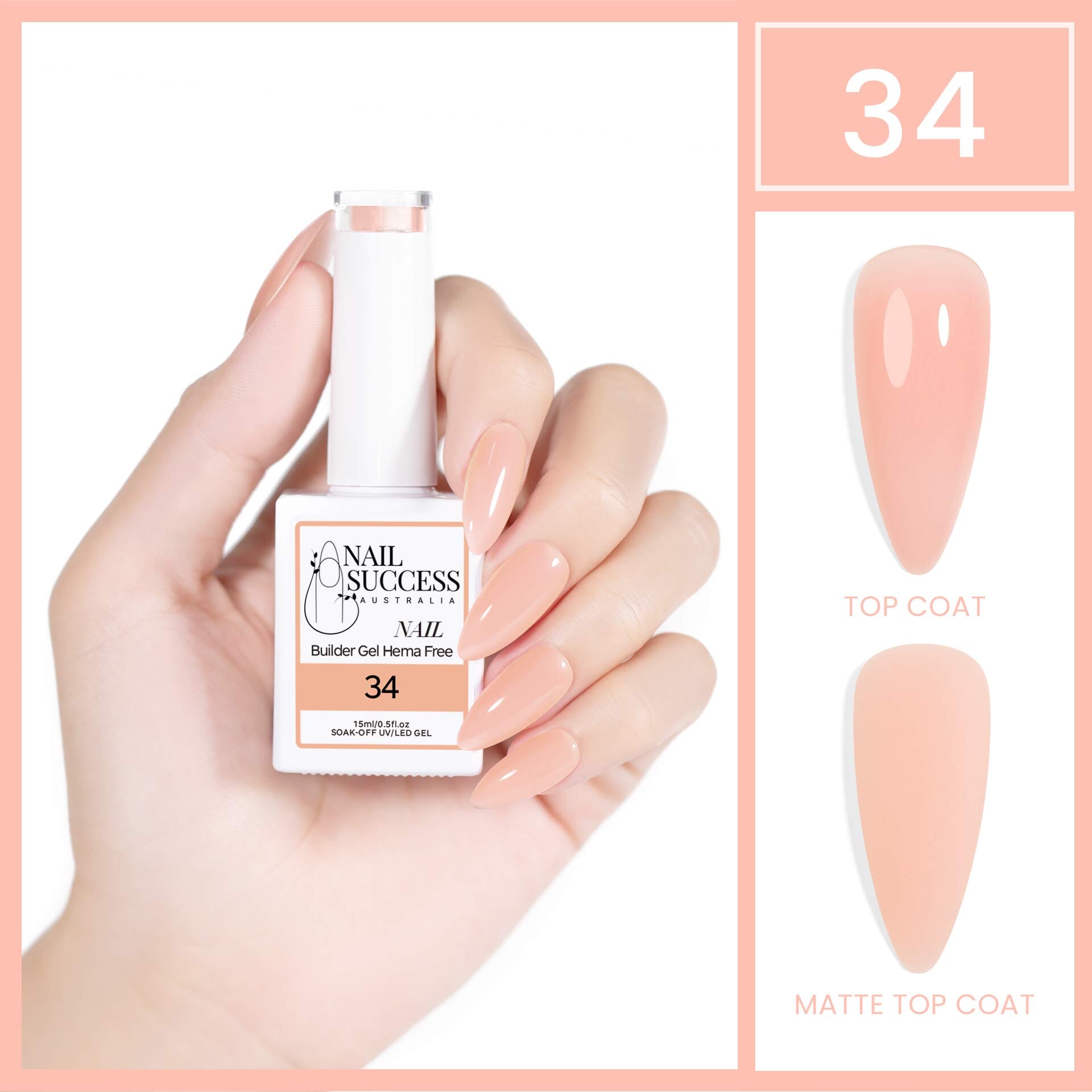 Nail Builder Gel Hema Free