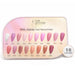Nail Success Australia HEMA-free builder gel colour chart with shades 19 to 36
