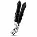 Anti-slip handle wide jaw nail clipper with black grip and angled cutting head, NSI Australia
