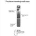Nail Success Australia large straight edge nail clipper with sharp clean-trim blades and textured grip for better control