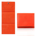 Orange nail drill bits storage bag with fold-out e-file bit pockets and compact magnetic snap closure