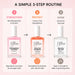 Nail Success Australia simple 3-step nail routine with nail strengthener, colour coat strengthener and quick dry top coat for stronger, protected and shiny natural nails