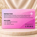 Back of the pink Nail Health Revival kit box, showing instructions and contents: nail strengthener, colour coat and quick dry top coat.
