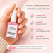 Nail Success Australia nail strengthener and growth treatment bottle held beside natural nails, promoting stronger nails, nail growth support, breakage protection and shine