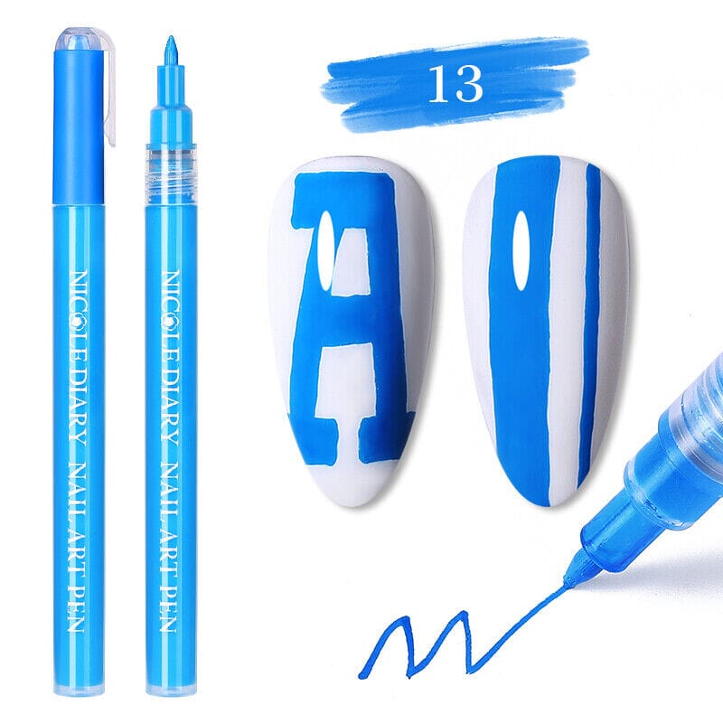 Nail Painting Pen NICOLE DIARY13 (Blue)