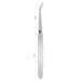 Nail Success Australia stainless steel nail pinching tweezers with 6.5cm curved tip and 7.5cm handle measurement for acrylic nail shaping