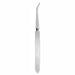 Nail Success Australia stainless steel nail pinching tweezers front view with curved angled precision tip and slim flat metal handle for acrylic nail shaping