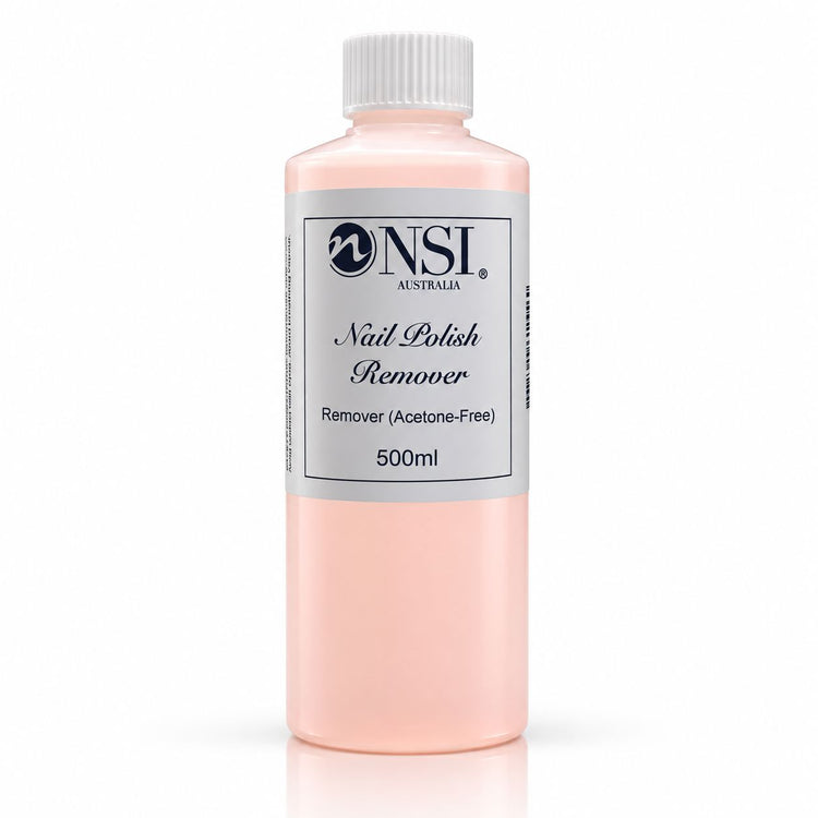NSI Australia acetone-free nail polish remover, 500ml bottle