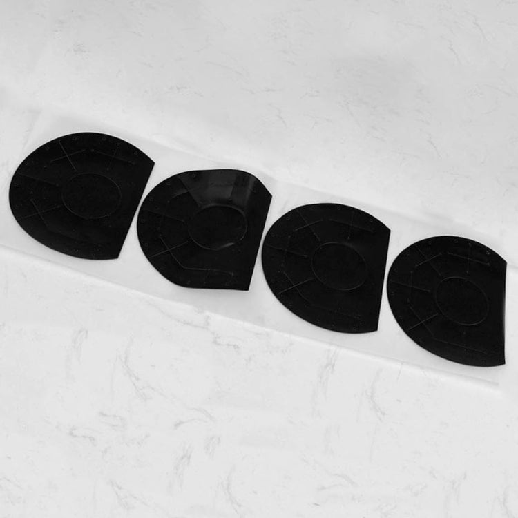 Nail Steamer PartsBlack Finger Insert 4pcs Sheets For Nail Steamer