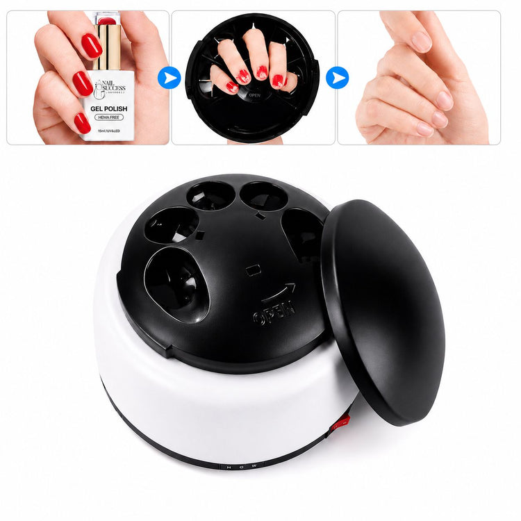 Nail Success Australia nail steamer remover with lift-off lid and multi-finger insert for gel polish soak-off removal