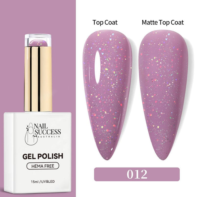 LED bottle with glossy & matte swatches